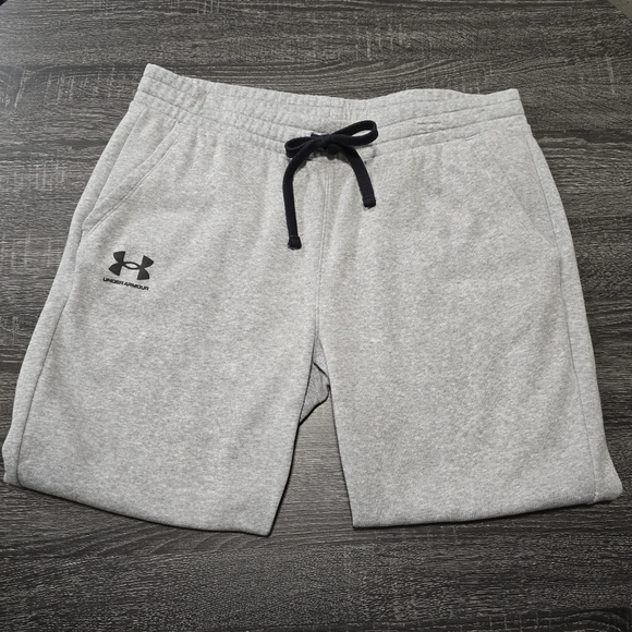 Women's Under Armour Light Gray Rival Fleece Joggers XL - Picture 3 of 8